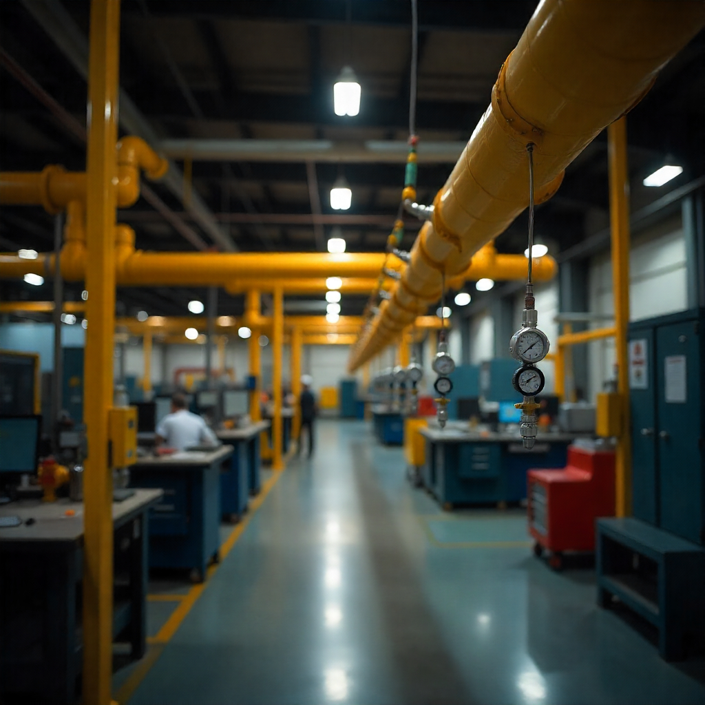 Compressed Air (Plant Air/Instrument Air) headers & drops